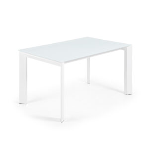 Mesa extensible Axis cristal blanco