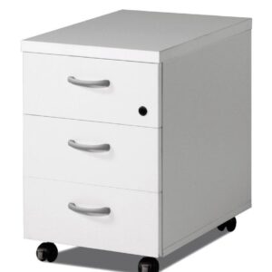 Cajonera buc con ruedas 3 cajones bilaminada.