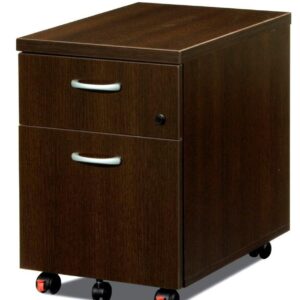 Cajonera buc con ruedas  cajón y archivo, bilaminada.