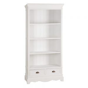 Librería de madera blanco 90x184.5