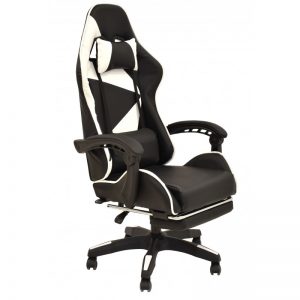 Silla gamer Monza negra-blanco