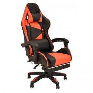 Silla gamer Monza negra-roja