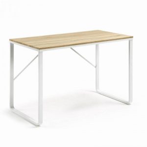 Mesa escritorio Talbot blanco 120x60