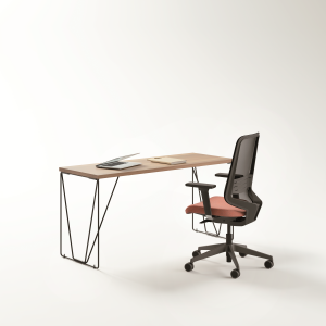 Mesa Let´s nogal y negro 120x56. Exprés 3/5 días.